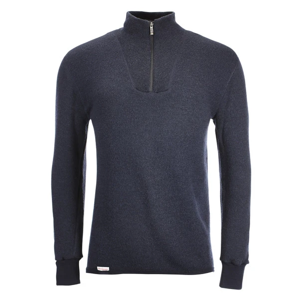 Woolpower ZIP TURTLENECK 400 Unisex Wollpullover DARK NAVY 3 Woolpower ZIP TURTLENECK 400 Unisex Wollpullover DARK NAVY