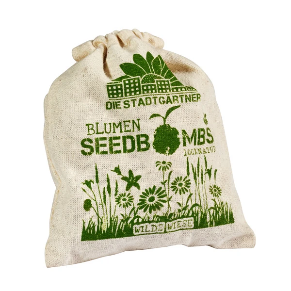 Die Stadtgärtner SEEDBOMBS 8ER JUTEBEUTEL WILDE WIESE 3 Die Stadtgärtner SEEDBOMBS 8ER JUTEBEUTEL WILDE WIESE