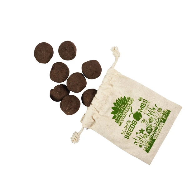 Die Stadtgärtner SEEDBOMBS 8ER JUTEBEUTEL WILDE WIESE 4 Die Stadtgärtner SEEDBOMBS 8ER JUTEBEUTEL WILDE WIESE – Bild 2