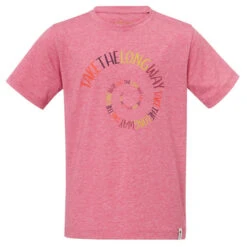FRILUFTS BITONTO PRINTED T-SHIRT Kinder Funktionsshirt CERISE