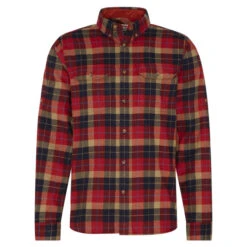 FJÄLLRÄVEN Fjällräven SINGI HEAVY FLANNEL SHIRT M Herren Outdoor Hemd DEEP RED