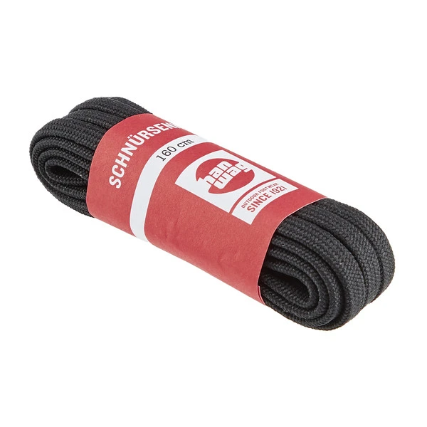 Hanwag SHOE LACES 160 CM Unisex Schnürsenkel SCHWARZ 3 Hanwag SHOE LACES 160 CM Unisex Schnürsenkel SCHWARZ