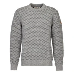 FJÄLLRÄVEN Fjällräven ÖVIK NORDIC SWEATER M Herren Wollpullover GREY