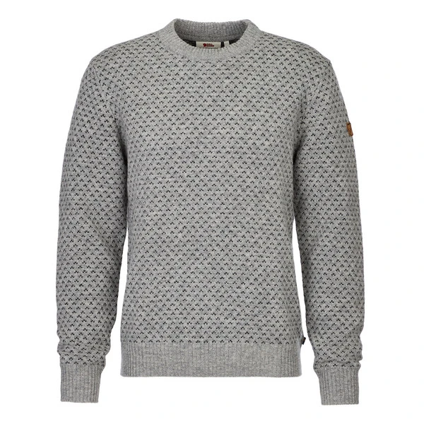 FJÄLLRÄVEN Fjällräven ÖVIK NORDIC SWEATER M Herren Wollpullover GREY 3 FJÄLLRÄVEN Fjällräven ÖVIK NORDIC SWEATER M Herren Wollpullover GREY