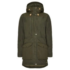 FJÄLLRÄVEN Fjällräven SINGI WOOL PADDED PARKA W Damen Wintermantel DEEP FOREST
