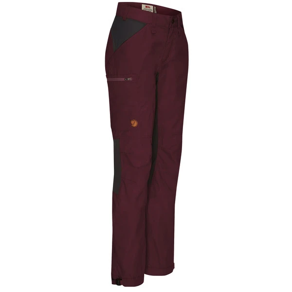 FJÄLLRÄVEN Fjällräven KAIPAK TROUSERS CURVED W Damen Trekkinghose DARK GARNET-DARK GREY 4 FJÄLLRÄVEN Fjällräven KAIPAK TROUSERS CURVED W Damen Trekkinghose DARK GARNET-DARK GREY – Bild 2