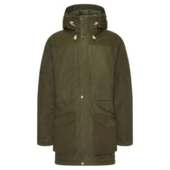 FJÄLLRÄVEN Fjällräven SINGI WOOL PADDED PARKA M Herren Wintermantel DEEP FOREST
