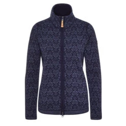 FJÄLLRÄVEN Fjällräven SNOW CARDIGAN W Damen Wolljacke DARK NAVY