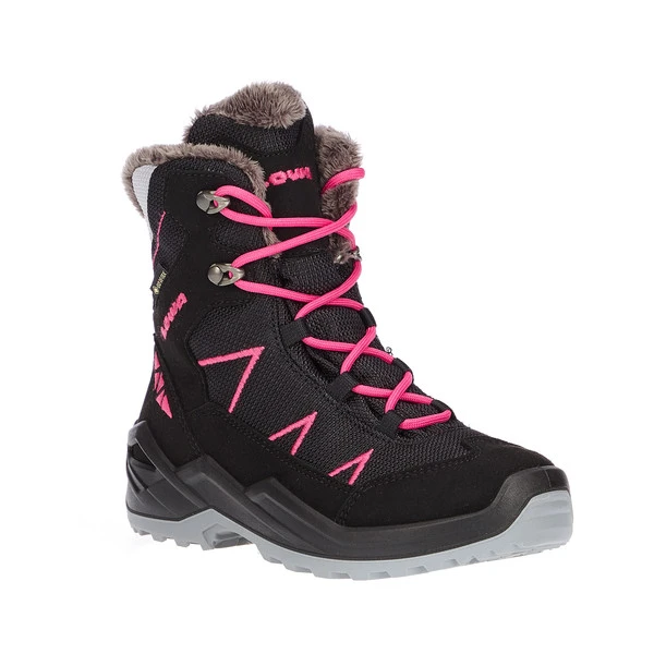 Lowa JONAS GTX Kinder Winterstiefel SCHWARZ/FUCHSIA 4 Lowa JONAS GTX Kinder Winterstiefel SCHWARZ/FUCHSIA – Bild 2