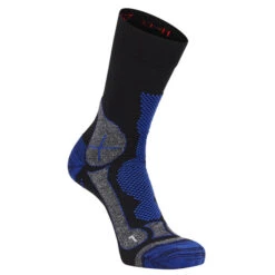 Hanwag HANWAG TREK-MERINO SOCKE Unisex Wandersocken BLACK/ROYAL BLUE