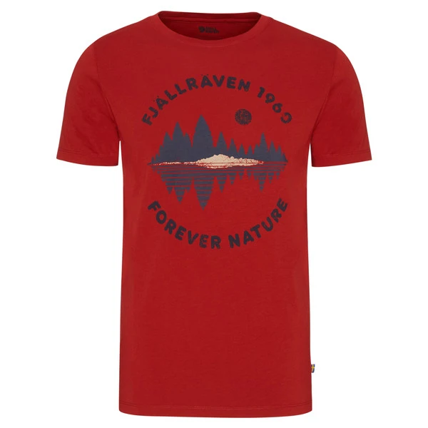 FJÄLLRÄVEN Fjällräven FOREST MIRROR T-SHIRT M Herren T-Shirt DEEP RED 3 FJÄLLRÄVEN Fjällräven FOREST MIRROR T-SHIRT M Herren T-Shirt DEEP RED