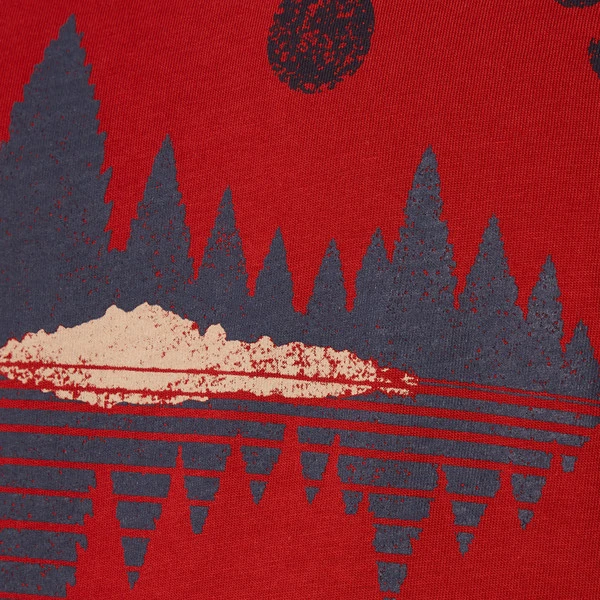 FJÄLLRÄVEN Fjällräven FOREST MIRROR T-SHIRT M Herren T-Shirt DEEP RED 5 FJÄLLRÄVEN Fjällräven FOREST MIRROR T-SHIRT M Herren T-Shirt DEEP RED – Bild 3