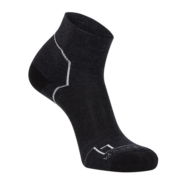 Icebreaker M MERINO HIKE+ LIGHT MINI Herren Wandersocken JET HTHR 3 Icebreaker M MERINO HIKE+ LIGHT MINI Herren Wandersocken JET HTHR