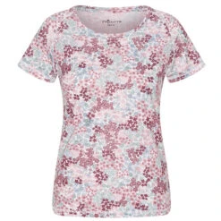 FRILUFTS HEDJE AOP T-SHIRT Damen T-Shirt PINK ICING