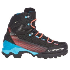 La Sportiva AEQUILIBRIUM ST WOMAN GTX Damen Bergstiefel BLACK/HIBISCUS