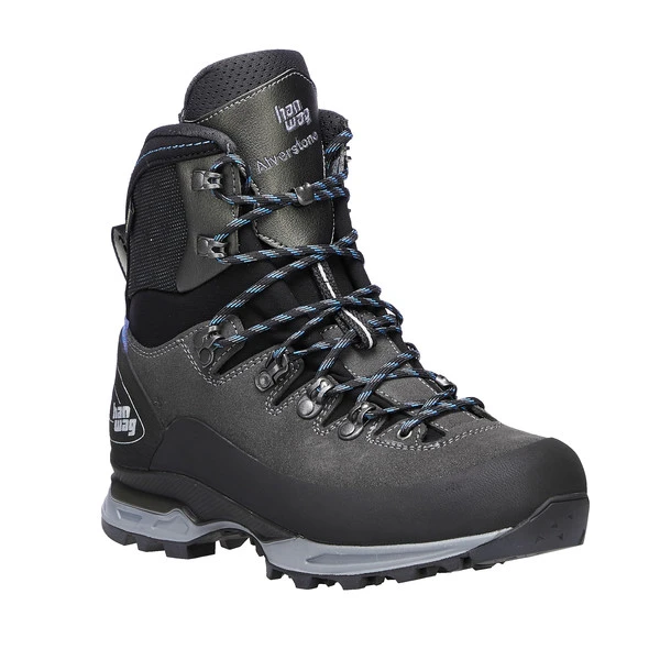 Hanwag ALVERSTONE II WIDE LADY GTX Damen Trekkingstiefel ASPHALT/OCEAN 4 Hanwag ALVERSTONE II WIDE LADY GTX Damen Trekkingstiefel ASPHALT/OCEAN – Bild 2