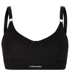 Icebreaker W MERINO QUEENS CLASP BRA Damen Sport BH BLACK