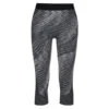 Odlo BL BOTTOM 3/4 BLACKCOMB ECO Damen Funktionsunterwäsche BLACK - SPACE DYE