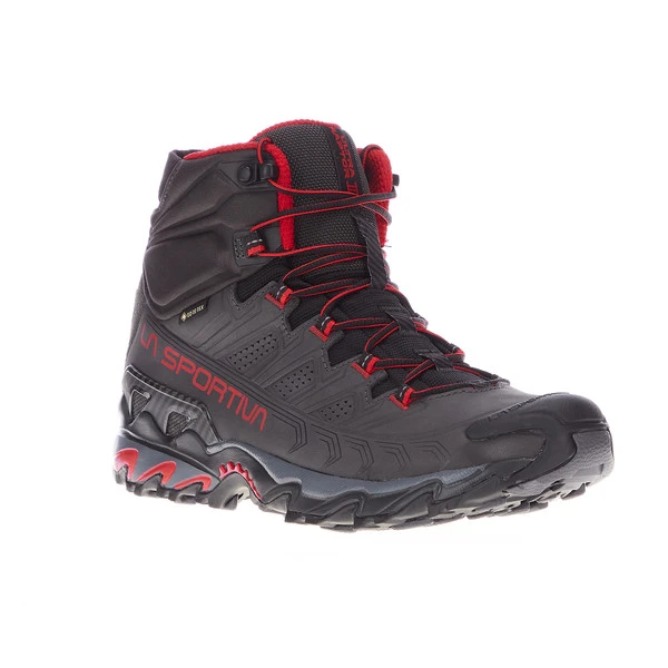 La Sportiva ULTRA RAPTOR II MID LEATHER GTX Herren Wanderstiefel CARBON/TANGO RED – Bild 2
