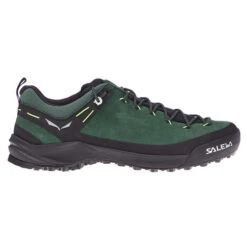 Salewa MS WILDFIRE LEATHER Herren Zustiegsschuhe RAW GREEN/BLACK