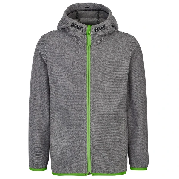 FRILUFTS STIERVA HOODED FLEECE JACKET Kinder Fleecejacke CAVIAR 3 FRILUFTS STIERVA HOODED FLEECE JACKET Kinder Fleecejacke CAVIAR