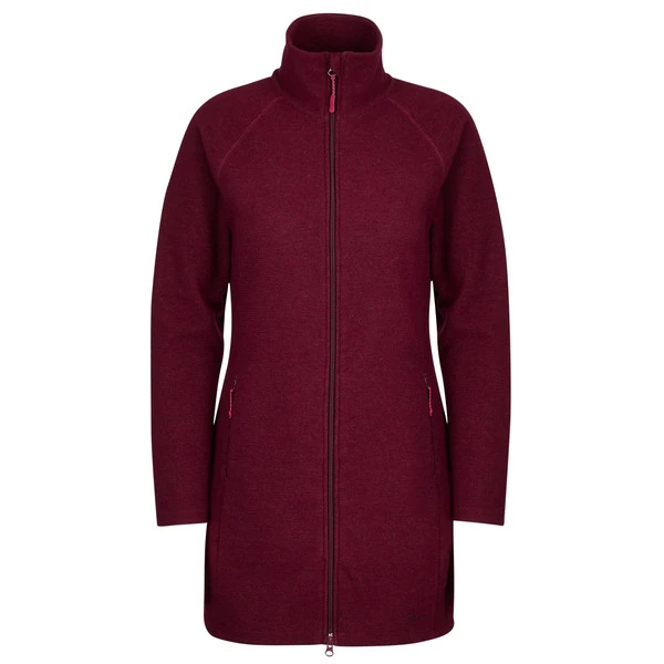 FRILUFTS KALAJOKI KNITTED COAT Damen Fleecejacke BIKING RED 3 FRILUFTS KALAJOKI KNITTED COAT Damen Fleecejacke BIKING RED