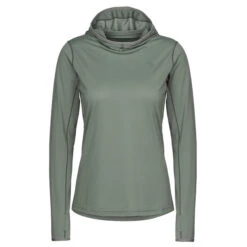 FJÄLLRÄVEN Fjällräven ABISKO SUN-HOODIE W Damen Kapuzenpullover PATINA GREEN