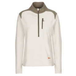 FJÄLLRÄVEN Fjällräven VARDAG LITE FLEECE W Damen Fleecepullover CHALK WHITE-LIGHT OLIVE