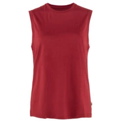 FJÄLLRÄVEN Fjällräven ABISKO WOOL TANK TOP W Damen Funktionsshirt POMEGRANATE RED