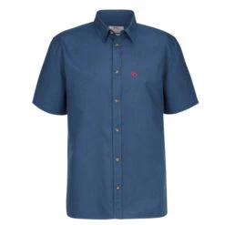 FJÄLLRÄVEN Fjällräven ÖVIK LITE SHIRT SS M Herren Outdoor Hemd UNCLE BLUE