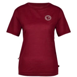 FJÄLLRÄVEN Fjällräven S/F WOOL T-SHIRT W Damen Funktionsshirt POMEGRANATE RED