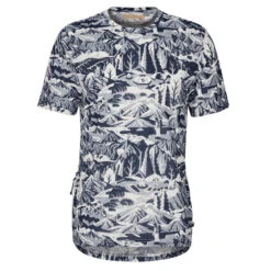 FJÄLLRÄVEN Fjällräven S/F WOOL CALISWE T-SHIRT M Herren Funktionsshirt NAVY-EGGSHELL