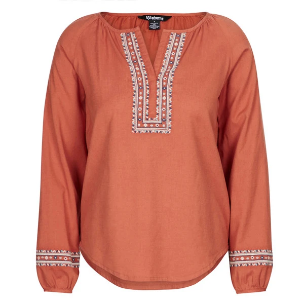 Sherpa THARU LS TOP Damen Outdoor Bluse AGED BRICK 3 Sherpa THARU LS TOP Damen Outdoor Bluse AGED BRICK