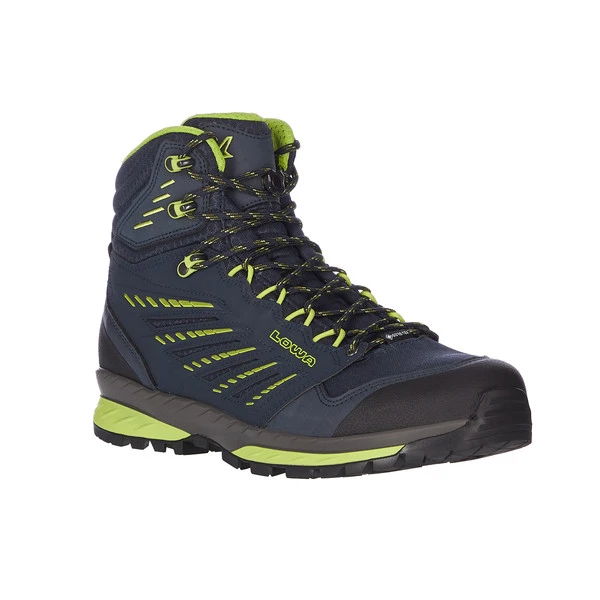 Lowa TREK EVO GTX MID Herren Wanderstiefel NAVY/LIMONE 4 Lowa TREK EVO GTX MID Herren Wanderstiefel NAVY/LIMONE – Bild 2