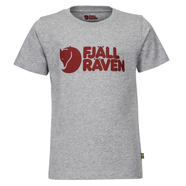 Fjällräven KIDS FJÄLLRÄVEN LOGO T-SHIRT Kinder T-Shirt GREY-MELANGE 3 Fjällräven KIDS FJÄLLRÄVEN LOGO T-SHIRT Kinder T-Shirt GREY-MELANGE
