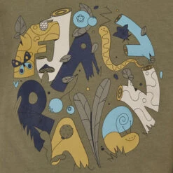 FJÄLLRÄVEN Fjällräven KIDS FOREST FINDINGS T-SHIRT Kinder T-Shirt LIGHT OLIVE -Mein Camping Geschaft 5637925422 d kids forest findings tshirt fjaellraeven 24