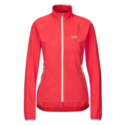 Jack Wolfskin TOURER SOFTSHELL JKT W Damen Fahrradjacke TULIP RED