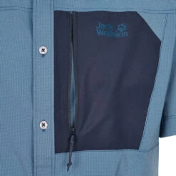 Jack Wolfskin KENOVO II S/S M Herren Outdoor Hemd THUNDER BLUE -Mein Camping Geschaft 5637929618 c kenovo ii ss m jack wolfskin 24