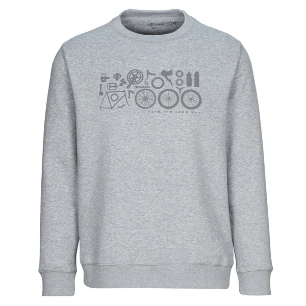FRILUFTS OMAUI PRINTED SWEATER Herren Sweatshirt SMOKED PEARL/ BIKE EQUIPMENT 3 FRILUFTS OMAUI PRINTED SWEATER Herren Sweatshirt SMOKED PEARL/ BIKE EQUIPMENT