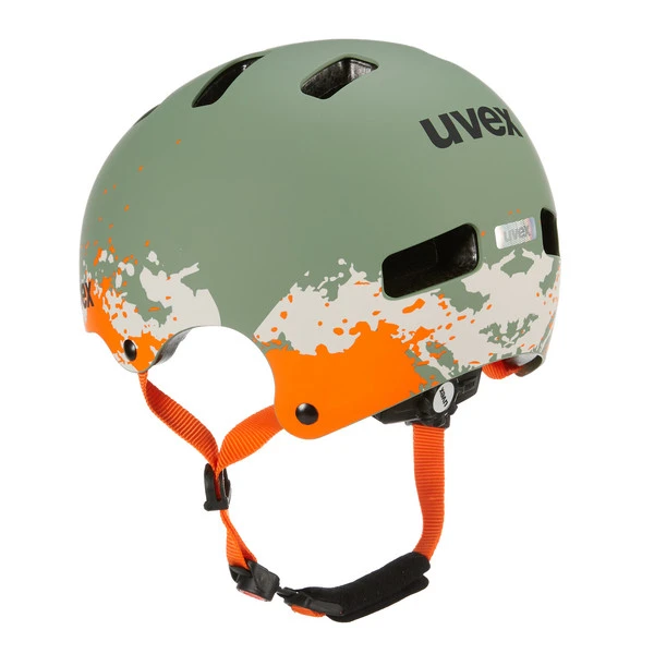 Uvex KID 3 CC Kinder Fahrradhelm MOSS GREEN - SAND MAT 5 Uvex KID 3 CC Kinder Fahrradhelm MOSS GREEN - SAND MAT – Bild 3