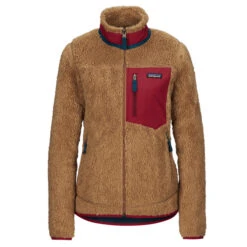 Patagonia W' S CLASSIC RETRO-X JKT Damen Fleecejacke NEST BROWN W/WAX RED