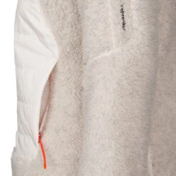 Icebreaker REALFLEECE SHERPA LS ZIP HOOD Damen Fleecejacke ECRU HTHR/SNOW/FLASH -Mein Camping Geschaft 5637954431 c realfleece sherpa ls zip hood icebreaker 24