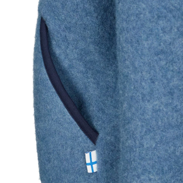 Finkid LUONTO WOOL Kinder Wolljacke REAL TEAL/NAVY 6 Finkid LUONTO WOOL Kinder Wolljacke REAL TEAL/NAVY – Bild 4