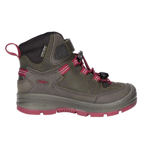 Keen REDWOOD MID WP Kinder Winterstiefel STEEL GREY/RED DAHLIA 3 Keen REDWOOD MID WP Kinder Winterstiefel STEEL GREY/RED DAHLIA