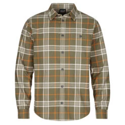 Jack Wolfskin CABIN VIEW SHIRT M Herren Outdoor Hemd DUSTY OLIVE CHECKS