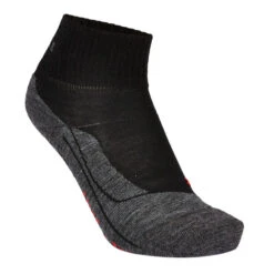 Falke TK5 WOOL SHORT Damen Wandersocken BLACK-MIX