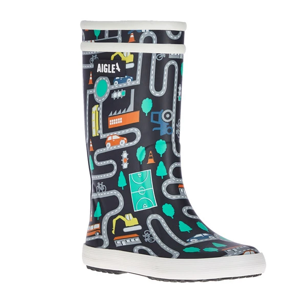 Aigle LOLLY POP PLAY2 Kinder Gummistiefel TRAFFIC 4 Aigle LOLLY POP PLAY2 Kinder Gummistiefel TRAFFIC – Bild 2