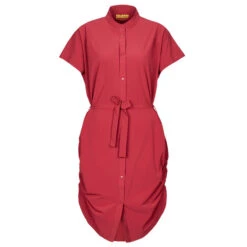 FJÄLLRÄVEN Fjällräven S/F SADDLE TO TABLE DRESS W Damen Kleid POMEGRANATE RED -Mein Camping Geschaft 5637981773 k sf saddle to table dress w fjaellraeven 24