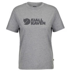 Fjällräven FJÄLLRÄVEN LOGO TEE W Damen T-Shirt GREY-MELANGE