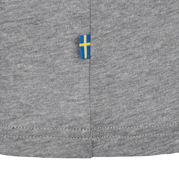 Fjällräven FJÄLLRÄVEN LOGO TEE W Damen T-Shirt GREY-MELANGE 6 Fjällräven FJÄLLRÄVEN LOGO TEE W Damen T-Shirt GREY-MELANGE – Bild 4